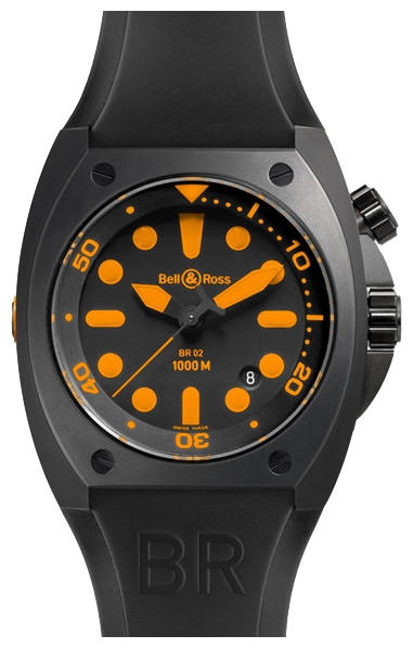 Wrist watch Bell & Ross BR02-ORANGE for men - 1 photo, picture, image