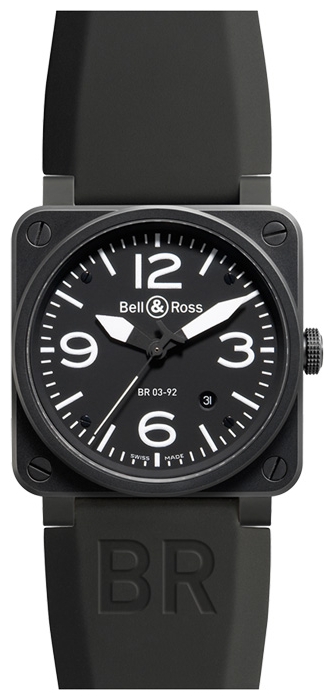 Wrist watch Bell & Ross BR0392-BL-CAB for men - 1 photo, picture, image