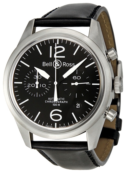 Bell & Ross BRV126-BL-ST/SCA wrist watches for men - 1 image, picture, photo