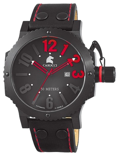 Wrist watch Carucci CA2211RD-BK for men - 1 picture, image, photo