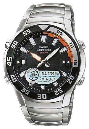 Wrist watch Casio AMW-710D-1A for men - 1 image, photo, picture