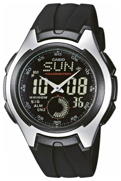 Wrist watch Casio AQ-160W-1B for men - 1 picture, photo, image