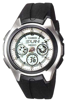 Wrist watch Casio AQ-163W-7B1 for men - 1 photo, picture, image