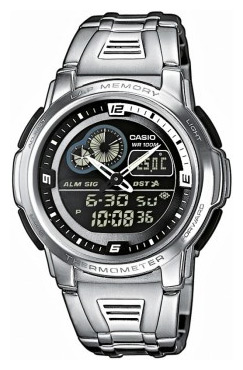 Casio AQF-102WD-1B wrist watches for men - 1 image, picture, photo