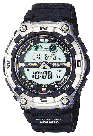 Wrist watch Casio AQW-100-1A for men - 1 photo, picture, image