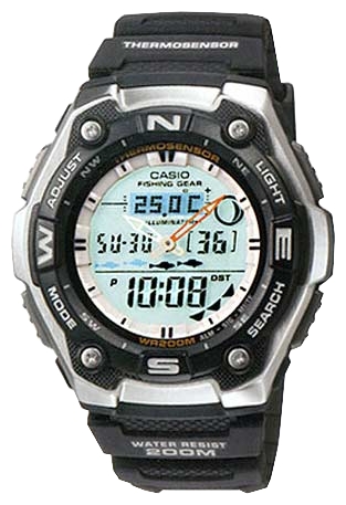 Wrist watch Casio AQW-101-1A for men - 1 image, photo, picture