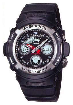 Wrist watch Casio AW-590-1A for men - 1 photo, picture, image
