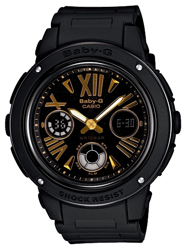 Wrist watch Casio BGA-153-1B for women - 1 picture, image, photo