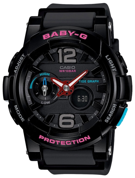 Wrist watch Casio BGA-180-1B for women - 1 picture, photo, image
