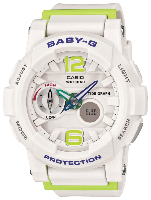 Wrist watch Casio BGA-180-7B2 for women - 1 photo, picture, image