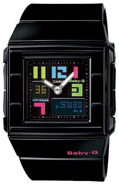 Wrist watch Casio BGA-200PD-1B for women - 1 picture, image, photo