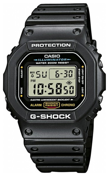 Wrist watch Casio DW-5600E-1V for men - 1 picture, photo, image