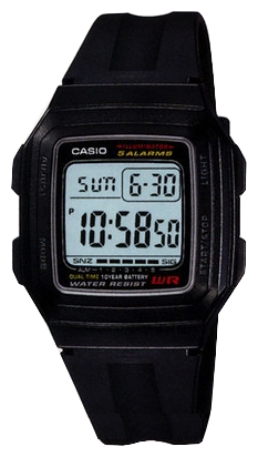 Wrist watch Casio F-201WA-1A for men - 1 picture, photo, image