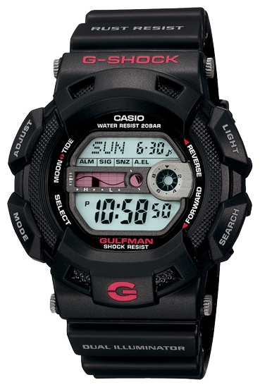 Wrist watch Casio G-9100-1E for men - 1 picture, image, photo