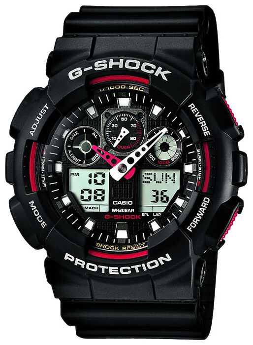 Wrist watch Casio GA-100-1A4 for men - 1 photo, image, picture