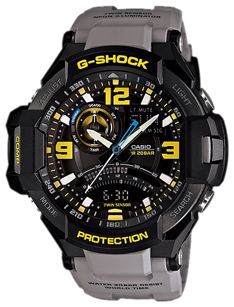 Wrist watch Casio GA-1000-8A for men - 1 image, photo, picture