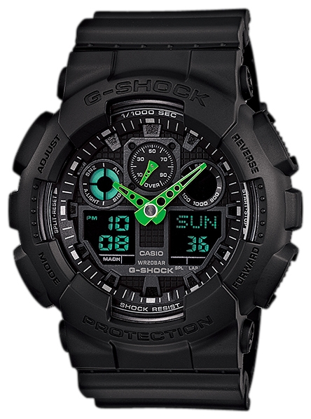 Wrist watch Casio GA-100C-1A3 for men - 1 picture, photo, image