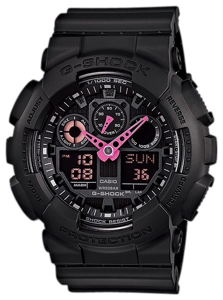 Wrist watch Casio GA-100C-1A4 for men - 1 photo, image, picture