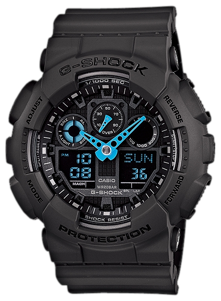 Wrist watch Casio GA-100C-8A for men - 1 image, photo, picture