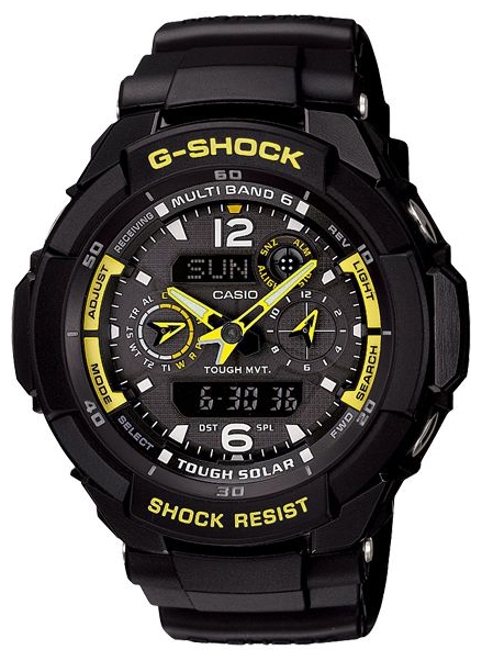 Wrist watch Casio GW-3500B-1A for men - 1 photo, image, picture