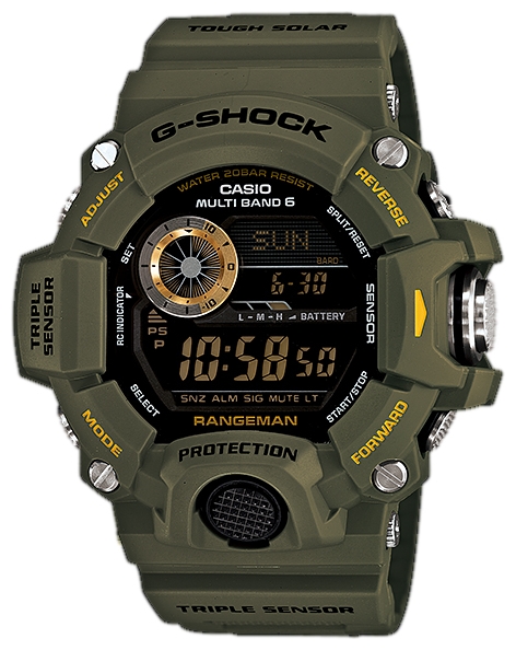 Wrist watch Casio GW-9400-3E for men - 1 photo, picture, image