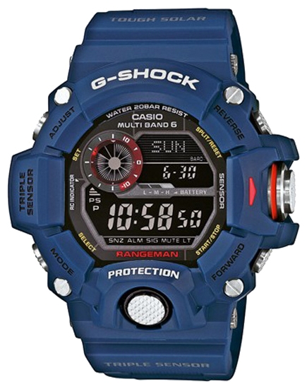 Wrist watch Casio GW-9400NV-2E for men - 1 picture, photo, image