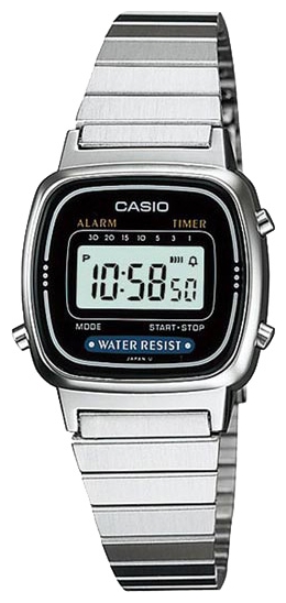Wrist watch Casio LA-670WEA-1E for women - 1 picture, image, photo