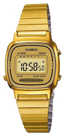 Wrist watch Casio LA-670WEGA-9E for women - 1 photo, image, picture