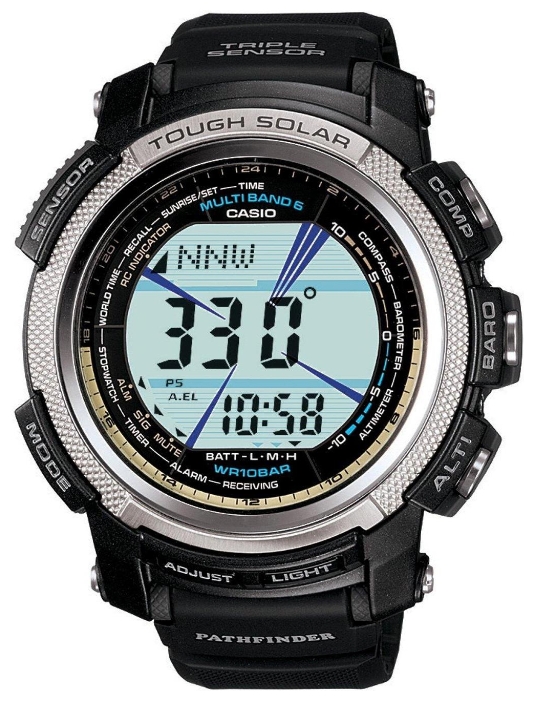 Wrist watch Casio PRW-2000-1E for men - 1 photo, image, picture