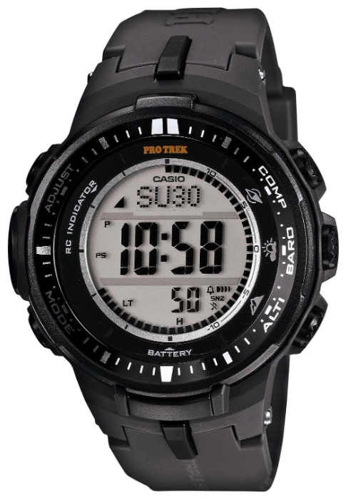Wrist watch Casio PRW-3000-1E for men - 1 picture, image, photo