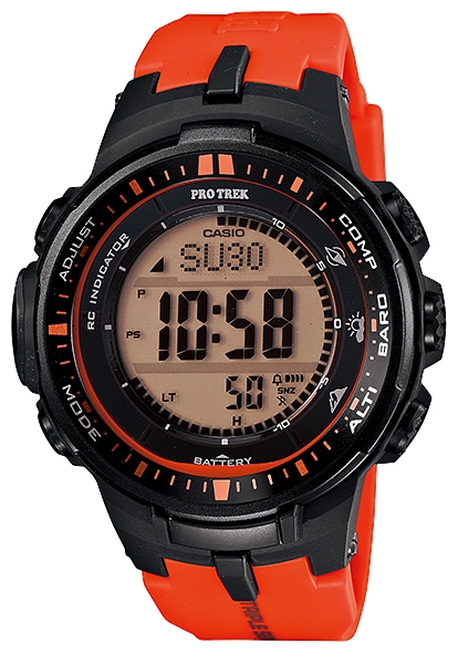 Wrist watch Casio PRW-3000-4 for men - 1 photo, picture, image