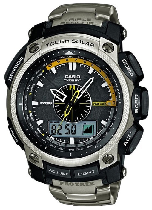 Wrist watch Casio PRW-5000T-7E for men - 1 picture, image, photo