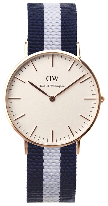Wrist watch Daniel Wellington Classic Glasgow Lady gold for women - 1 photo, picture, image