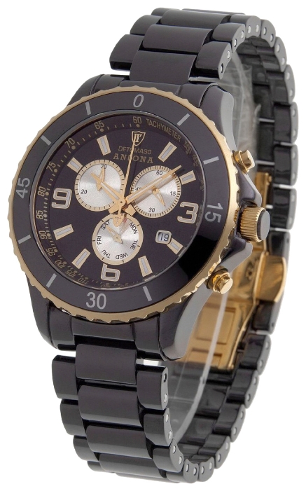 Wrist watch DETOMASO DT1037-B for men - 1 photo, picture, image