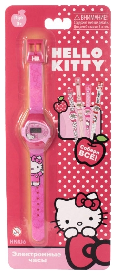Wrist watch Hello Kitty (Sanrio) HKRJ6-4 rozovyj for kid's - 1 photo, image, picture
