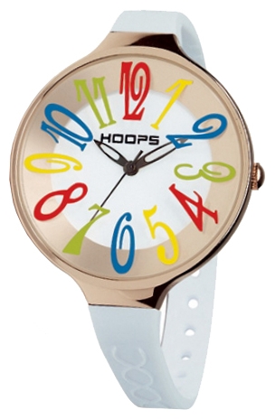 Wrist watch HOOPS Glam Crazy - White for women - 1 photo, picture, image