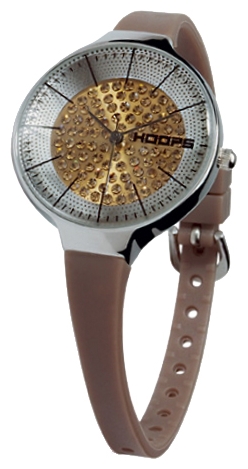 Wrist watch HOOPS Glam Diamond - Brown for women - 1 photo, image, picture