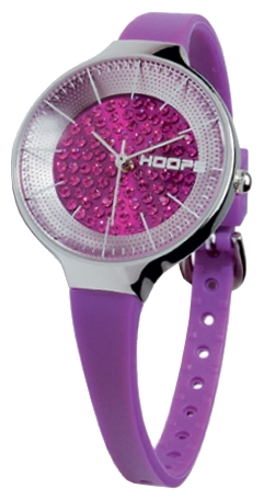Wrist watch HOOPS Glam Diamond - Violet for women - 1 picture, photo, image