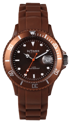 Wrist watch InTimes IT-044 Dark brown for unisex - 1 photo, picture, image