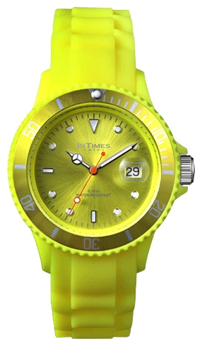 Wrist watch InTimes IT-044 Lumi yellow for unisex - 1 photo, picture, image