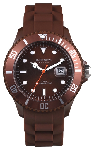 Wrist watch InTimes IT-057 Dark brown for unisex - 1 picture, photo, image