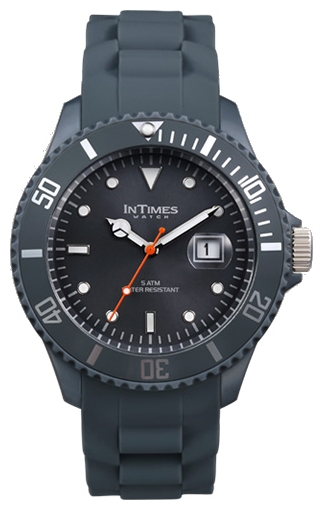 Wrist watch InTimes IT-057 Dark grey for unisex - 1 photo, picture, image