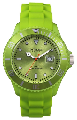 Wrist watch InTimes IT-057 Lime green for unisex - 1 picture, photo, image