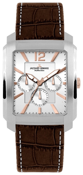 Wrist watch Jacques Lemans 1-1463W for men - 1 photo, picture, image