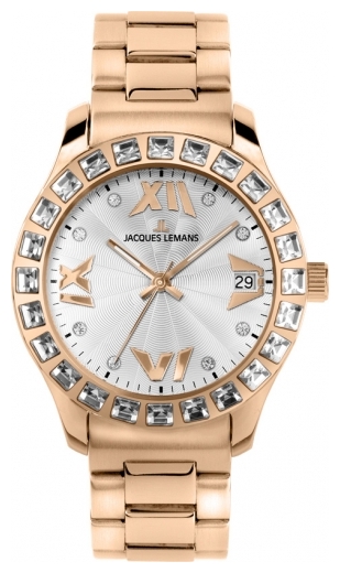 Wrist watch Jacques Lemans 1-1517ZG for women - 1 photo, picture, image