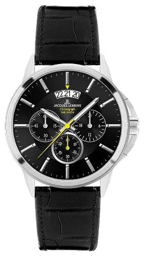 Wrist watch Jacques Lemans 1-1542A for men - 1 photo, image, picture