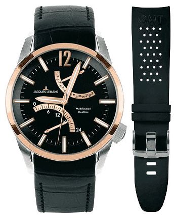 Jacques Lemans 1-1583E wrist watches for men - 1 image, picture, photo