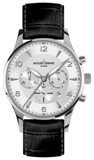 Wrist watch Jacques Lemans 1-1654B for men - 1 photo, image, picture