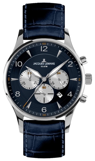 Wrist watch Jacques Lemans 1-1654C for men - 1 photo, picture, image