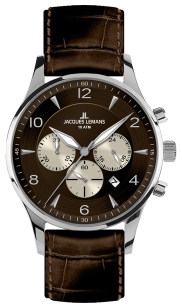 Wrist watch Jacques Lemans 1-1654D for men - 1 image, photo, picture